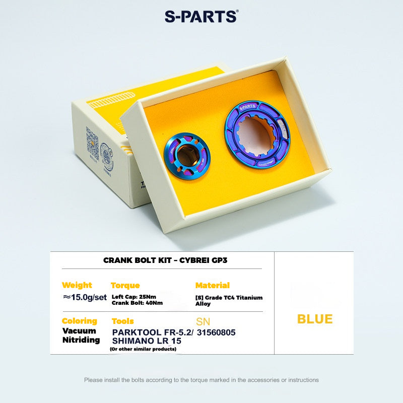 S-PARTS Titanium Crank Bolt Kit