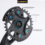 S-PARTS For SRAM MTB XX X0 UDH AXS Shift Drive Titanium Screws Set