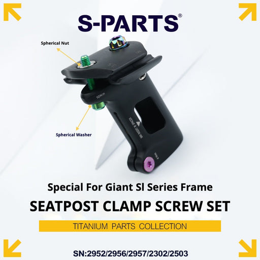 S-PARTS Giant TCR / Propel / Defy Titanium Seatpost Clamp Bolt Kit
