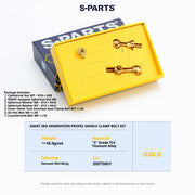S-PARTS Giant TCR / Propel / Defy Titanium Seatpost Clamp Bolt Kit Gold PROPEL SL3