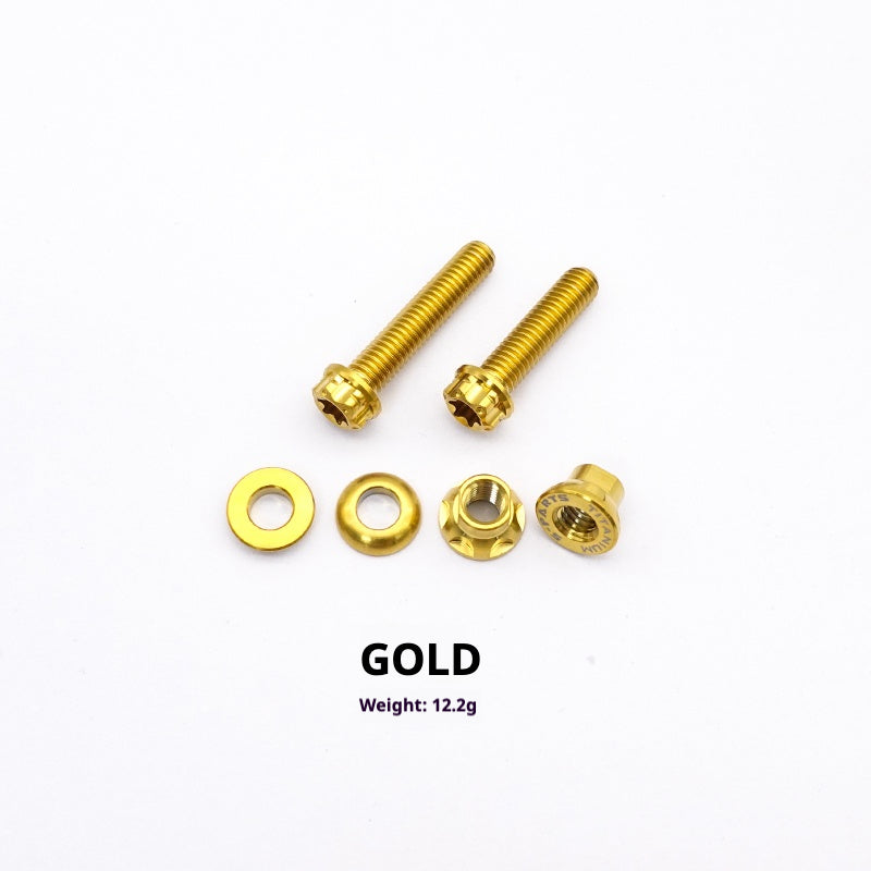 S-PARTS Giant TCR / Propel / Defy Titanium Seatpost Clamp Bolt Kit Gold