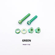 S-PARTS Giant TCR / Propel / Defy Titanium Seatpost Clamp Bolt Kit Green