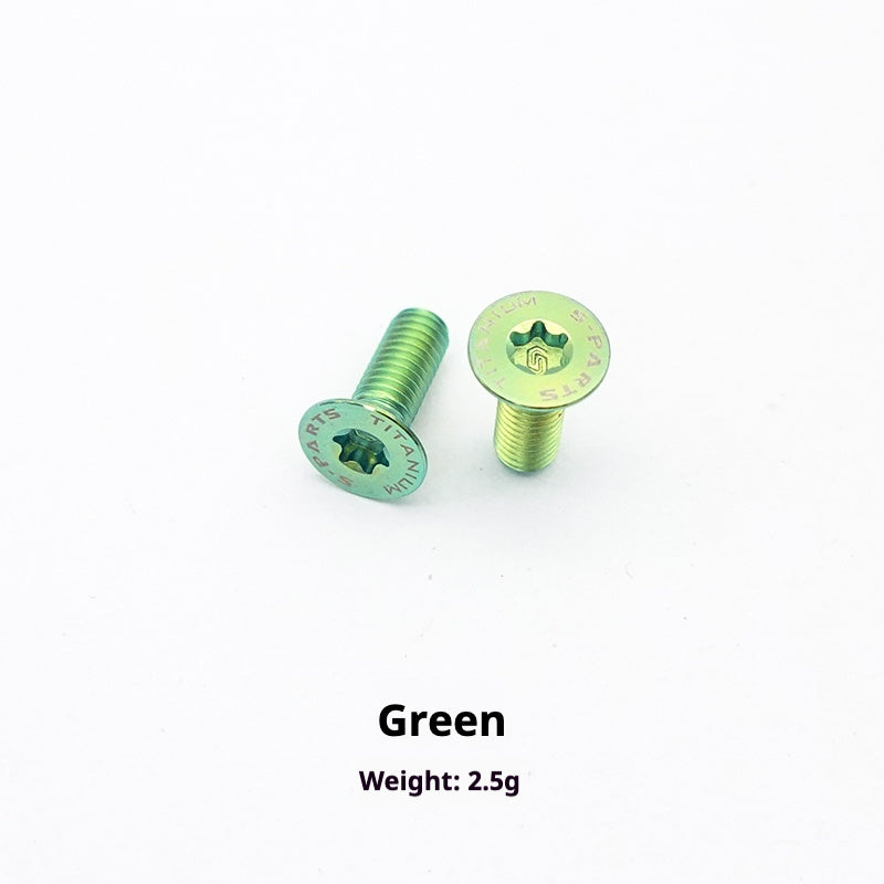 S-PARTS Giant TCR / Propel / Defy Titanium Seatpost Clamp Bolt Kit Green FD Mount Bolt