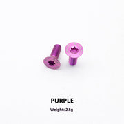 S-PARTS Giant TCR / Propel / Defy Titanium Seatpost Clamp Bolt Kit Purple FD Mount Bolt