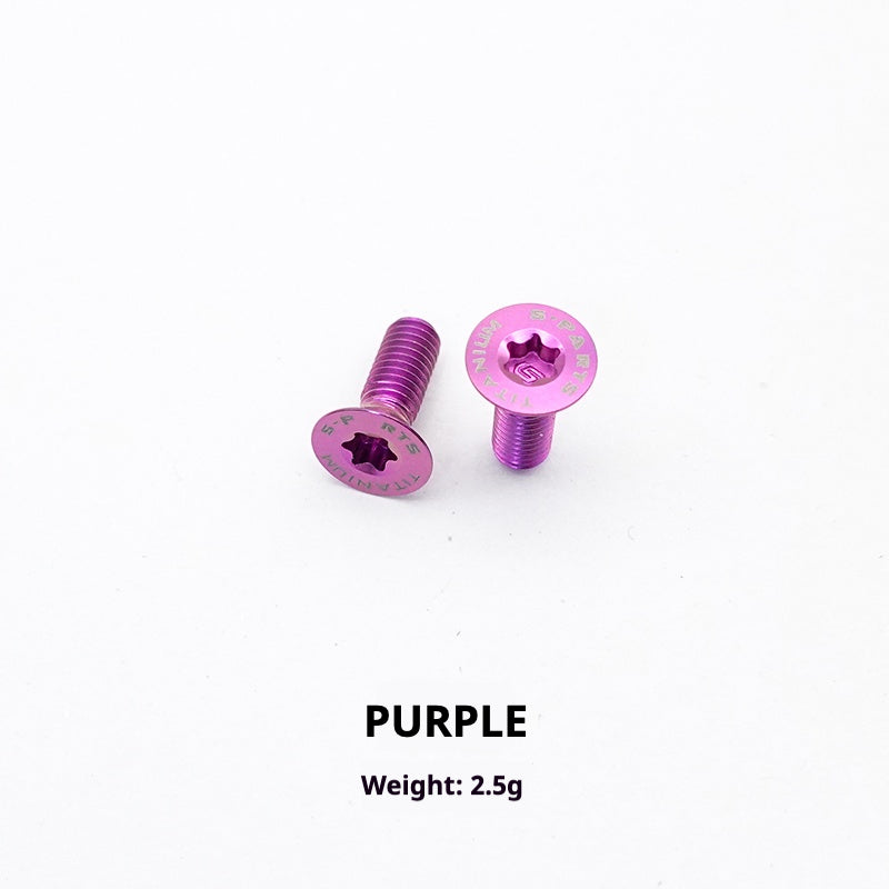 S-PARTS Giant TCR / Propel / Defy Titanium Seatpost Clamp Bolt Kit Purple FD Mount Bolt