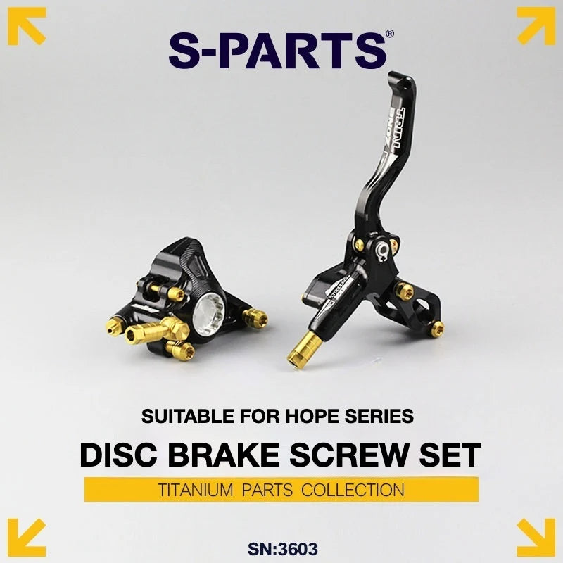 S-PARTS HOPE Titanium Brake Bolt Kit
