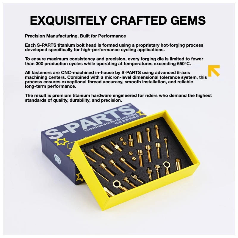 S-PARTS HOPE Titanium Brake Bolt Kit