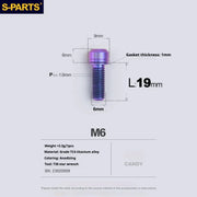 S-PARTS HOPE Titanium Brake Bolt Kit