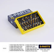 S-PARTS HOPE Titanium Brake Bolt Kit HOPE TRAIL / ZONE Complete Kit (26pcs) Gold