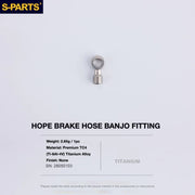 S-PARTS HOPE Titanium Brake Bolt Kit HOPE Banjo Fitting×1