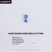S-PARTS HOPE Titanium Brake Bolt Kit HOPE Banjo Fitting×1 Candy Oil Slick