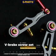 S-PARTS Litepro Titanium V-Brake Screw Series