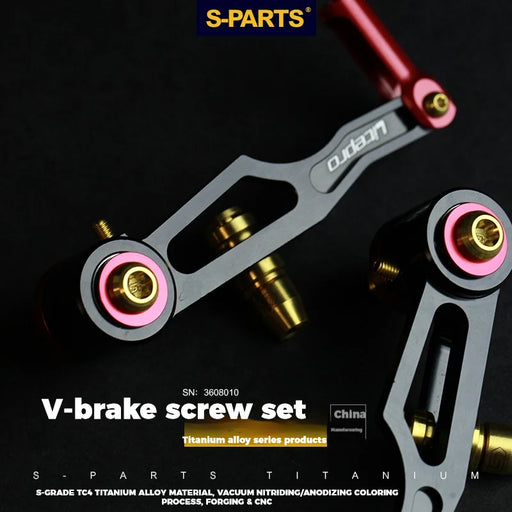 S-PARTS Litepro Titanium V-Brake Screw Series