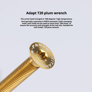 S-PARTS M4 Countersunk Titanium Screws — L8–45mm