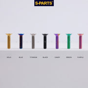 S-PARTS M4 Countersunk Titanium Screws — L8–45mm