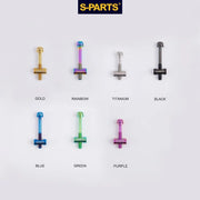 S-PARTS M5 × 30 / 35 / 40 / 47mm Titanium Bolts and Barrel Nut and Washer Screw For Bicycle Seat Post