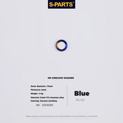 S-PARTS M5 × 30 / 35 / 40 / 47mm Titanium Bolts and Barrel Nut and Washer Screw For Bicycle Seat Post