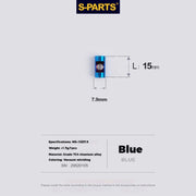 S-PARTS M5 × 30 / 35 / 40 / 47mm Titanium Bolts and Barrel Nut and Washer Screw For Bicycle Seat Post