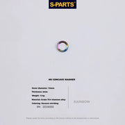 S-PARTS M5 × 30 / 35 / 40 / 47mm Titanium Bolts and Barrel Nut and Washer Screw For Bicycle Seat Post