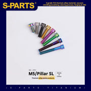 S-PARTS M5x10-35mm Titanium Alloy Screw Cylindrical Head