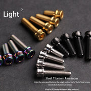 S-PARTS M5x10-35mm Titanium Alloy Screw Cylindrical Head