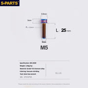 S-PARTS M5x10-35mm Titanium Alloy Screw Cylindrical Head