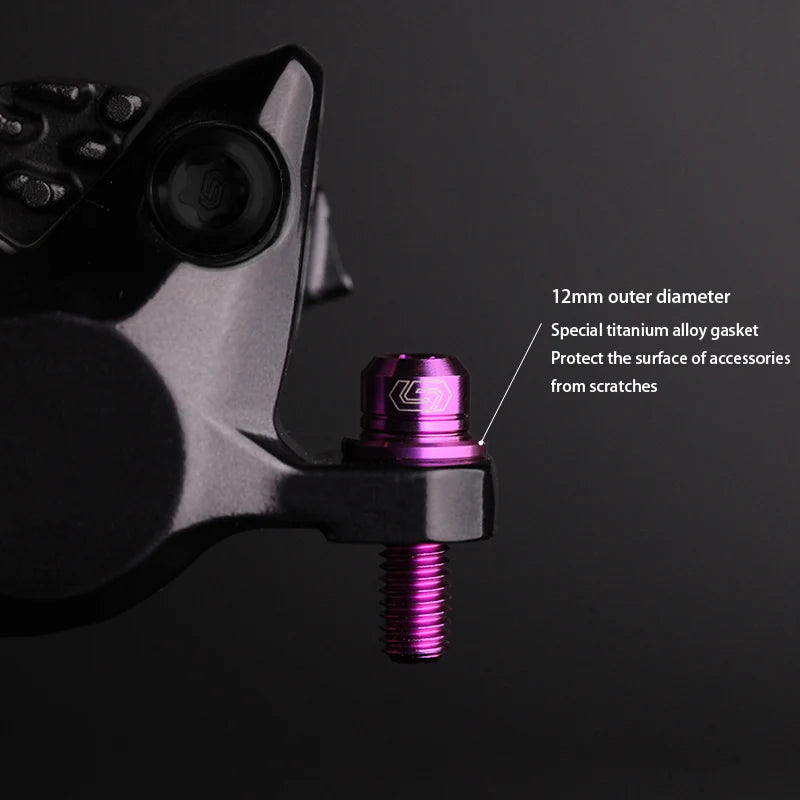 S-PARTS M6 Titanium Step Washer for Disc Brake Systems Shimano / SRAM / Magura / Avid / Trickstuff