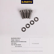 S-PARTS M6 Titanium Step Washer for Disc Brake Systems Shimano / SRAM / Magura / Avid / Trickstuff