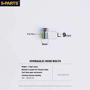 S-PARTS MAGENE QED Titanium Disc Brake Bolt Kit
