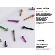 S-PARTS Magura MT8 SL FM Titanium Disc Brake Screw Set
