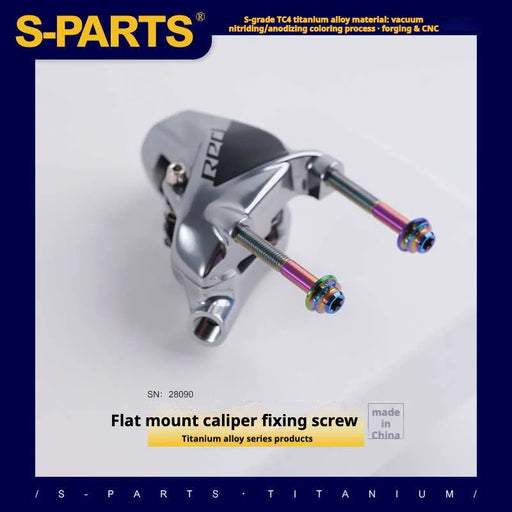 S-PARTS R9270 R8150 R7170 Red Force Rival for Shimano SRAM Road Disc Brake Adapter Mount Bolt