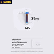 S-PARTS R9270 R8150 R7170 Red Force Rival for Shimano SRAM Road Disc Brake Adapter Mount Bolt