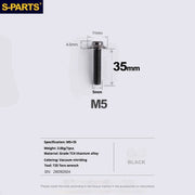 S-PARTS R9270 R8150 R7170 Red Force Rival for Shimano SRAM Road Disc Brake Adapter Mount Bolt