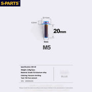 S-PARTS R9270 R8150 R7170 Red Force Rival for Shimano SRAM Road Disc Brake Adapter Mount Bolt
