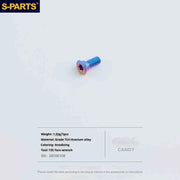S-PARTS R9270 R8150 R7170 Red Force Rival for Shimano SRAM Road Disc Brake Adapter Mount Bolt