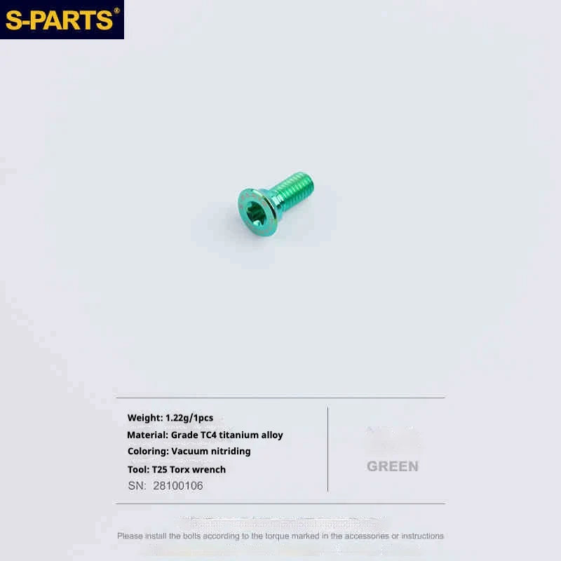 S-PARTS R9270 R8150 R7170 Red Force Rival for Shimano SRAM Road Disc Brake Adapter Mount Bolt
