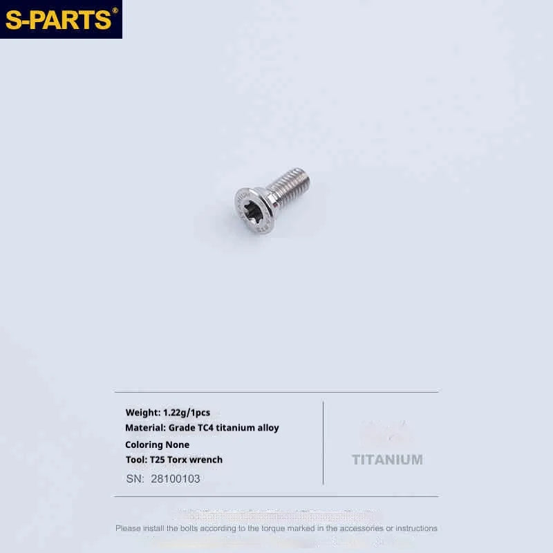 S-PARTS R9270 R8150 R7170 Red Force Rival for Shimano SRAM Road Disc Brake Adapter Mount Bolt