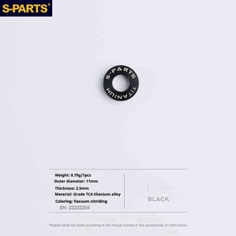 S-PARTS R9270 / R8150 / R7170 / RED / Force / Rival Titanium Road Disc Brake Adapter Mount Bolts & Caliper Fixing Screws — Shimano / SRAM