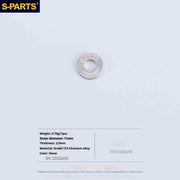 S-PARTS R9270 / R8150 / R7170 / RED / Force / Rival Titanium Road Disc Brake Adapter Mount Bolts & Caliper Fixing Screws — Shimano / SRAM
