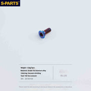 S-PARTS R9270 / R8150 / R7170 / RED / Force / Rival Titanium Road Disc Brake Adapter Mount Bolts & Caliper Fixing Screws — Shimano / SRAM