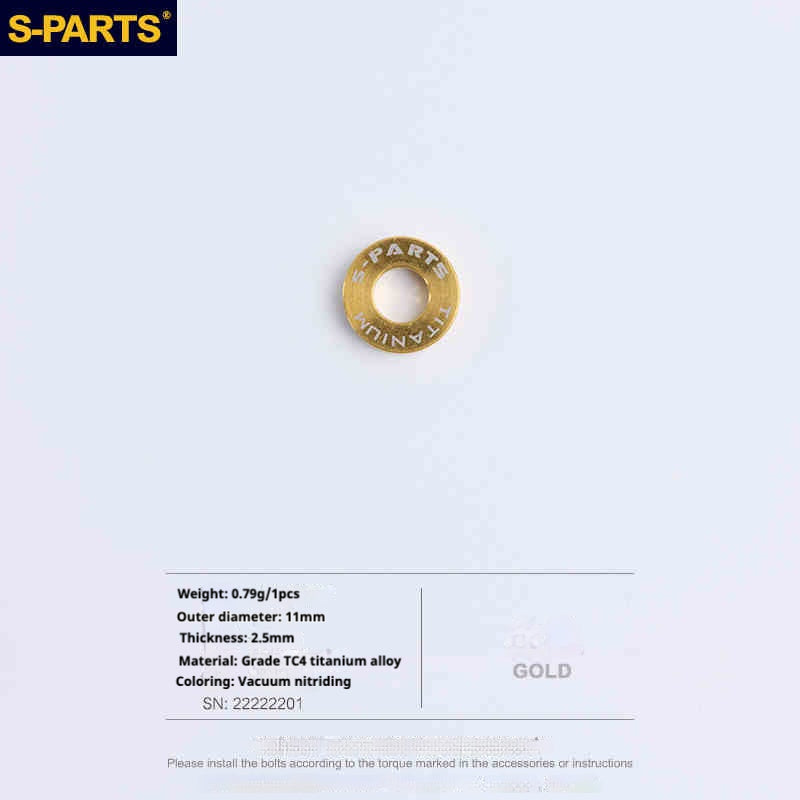 S-PARTS R9270 / R8150 / R7170 / RED / Force / Rival Titanium Road Disc Brake Adapter Mount Bolts & Caliper Fixing Screws — Shimano / SRAM