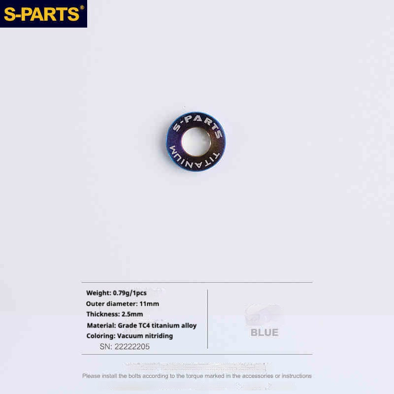 S-PARTS R9270 / R8150 / R7170 / RED / Force / Rival Titanium Road Disc Brake Adapter Mount Bolts & Caliper Fixing Screws — Shimano / SRAM