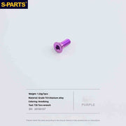 S-PARTS R9270 / R8150 / R7170 / RED / Force / Rival Titanium Road Disc Brake Adapter Mount Bolts & Caliper Fixing Screws — Shimano / SRAM
