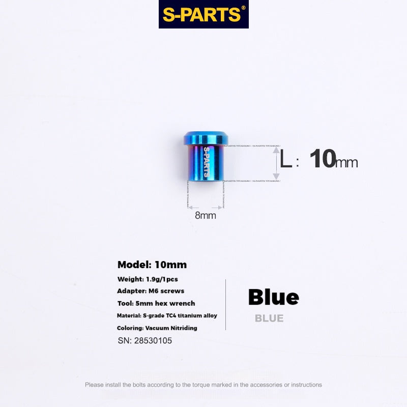 S-PARTS Road Bike Disc Brake Titanium Alloy Screw Set for SRAM RED / Force / Rival 12-Speed AXS
