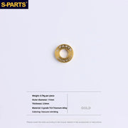 S-PARTS Road Bike Disc Brake Titanium Alloy Screw Set for SRAM RED / Force / Rival 12-Speed AXS
