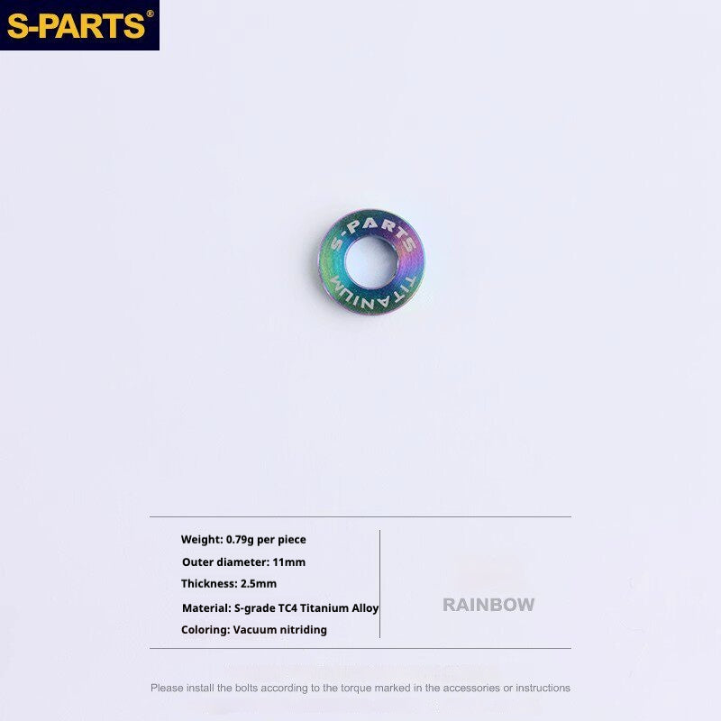 S-PARTS Road Bike Disc Brake Titanium Alloy Screw Set for SRAM RED / Force / Rival 12-Speed AXS