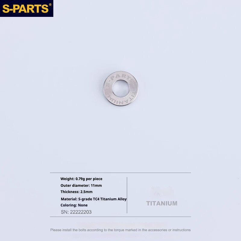 S-PARTS Road Bike Disc Brake Titanium Alloy Screw Set for SRAM RED / Force / Rival 12-Speed AXS
