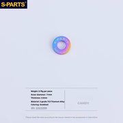 S-PARTS Road Bike Disc Brake Titanium Alloy Screw Set for SRAM RED / Force / Rival 12-Speed AXS