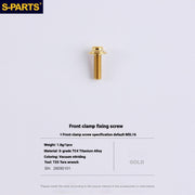 S-PARTS Road Bike Disc Brake Titanium Alloy Screw Set for SRAM RED / Force / Rival 12-Speed AXS