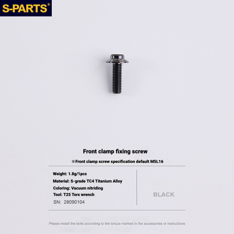 S-PARTS Road Bike Disc Brake Titanium Alloy Screw Set for SRAM RED / Force / Rival 12-Speed AXS